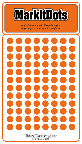 Medium Orange Dots