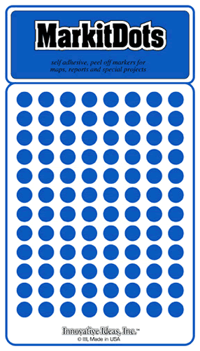 Medium Blue Dots