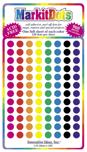 Medium Mixed Color Dots