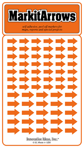 Assorted Orange Arrows