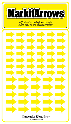 Assorted Yellow Arrows
