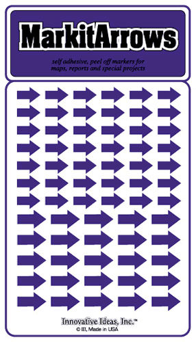 Assorted Purple Arrows