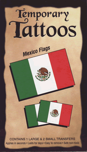 Mexico Flag Tattoos