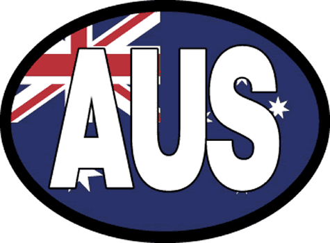 Australia (flag background)