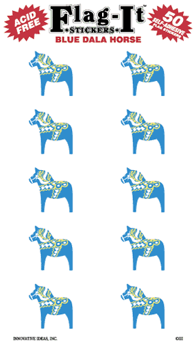 Dala Horse - Blue