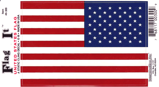 USA (Static Cling)