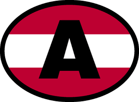 Austria Code w/Flag