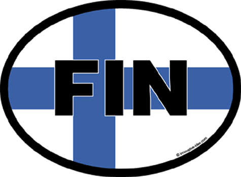 Finland (flag background)
