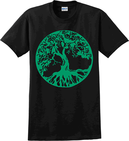 Tree of Life (black w/green)