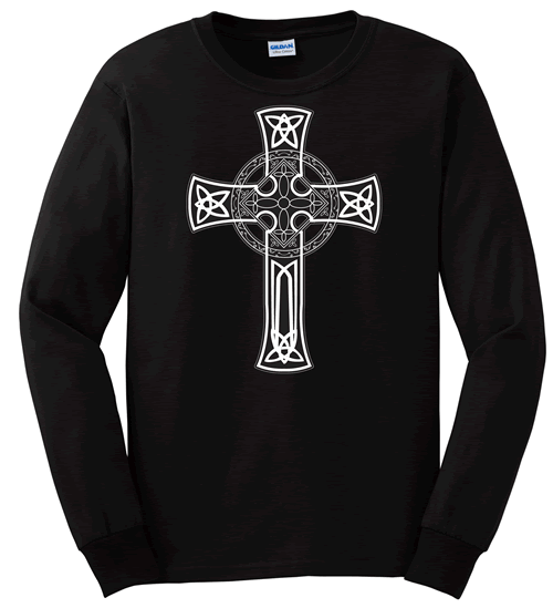 Celtic Cross (black w/white)