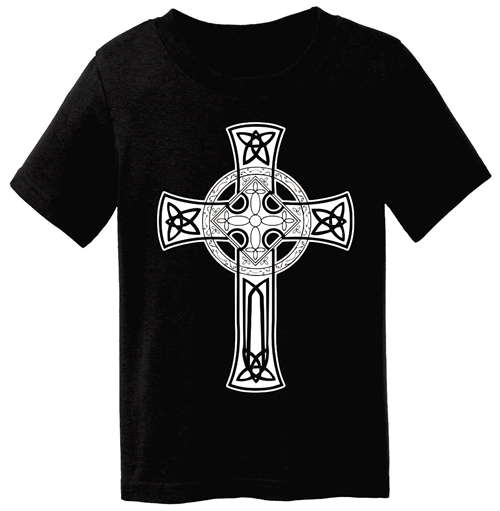 Celtic Cross (black w/white)