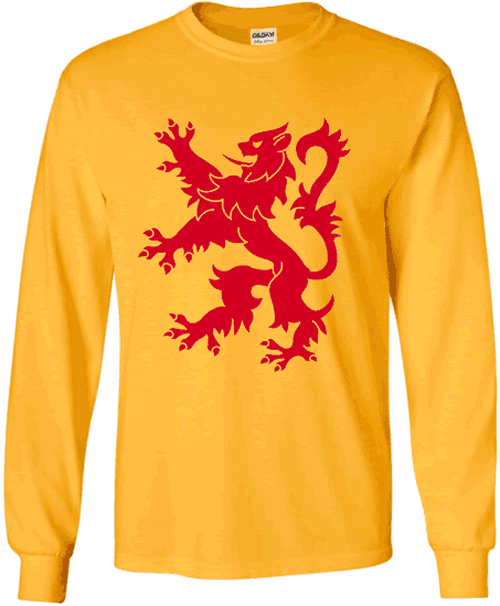 Scotland Lion (gold w/red)