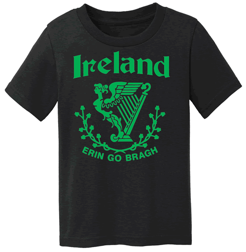 Ireland w/Harp (black w/greem)