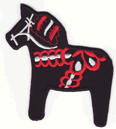 Dala Horse (black)