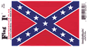 Confederate Battle Flag Static Cling Decal